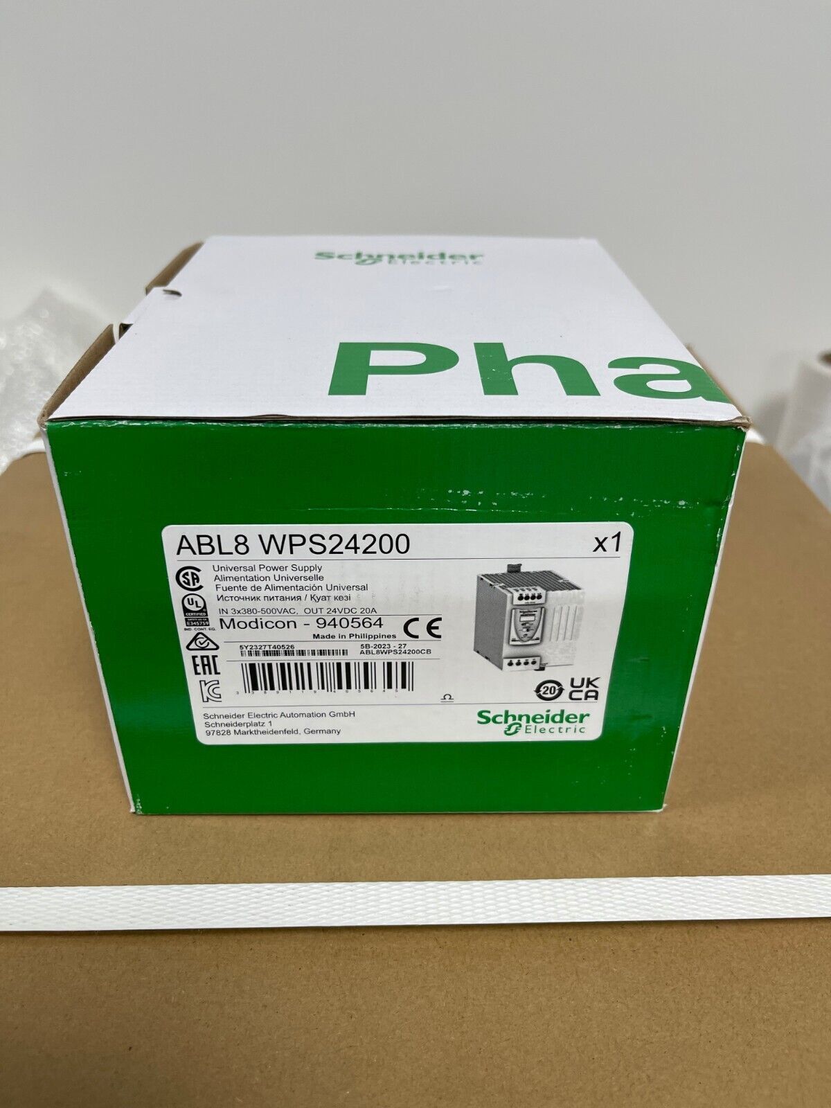 New original ABL8WPS24200 industrial rail power switch power supply, free shippi