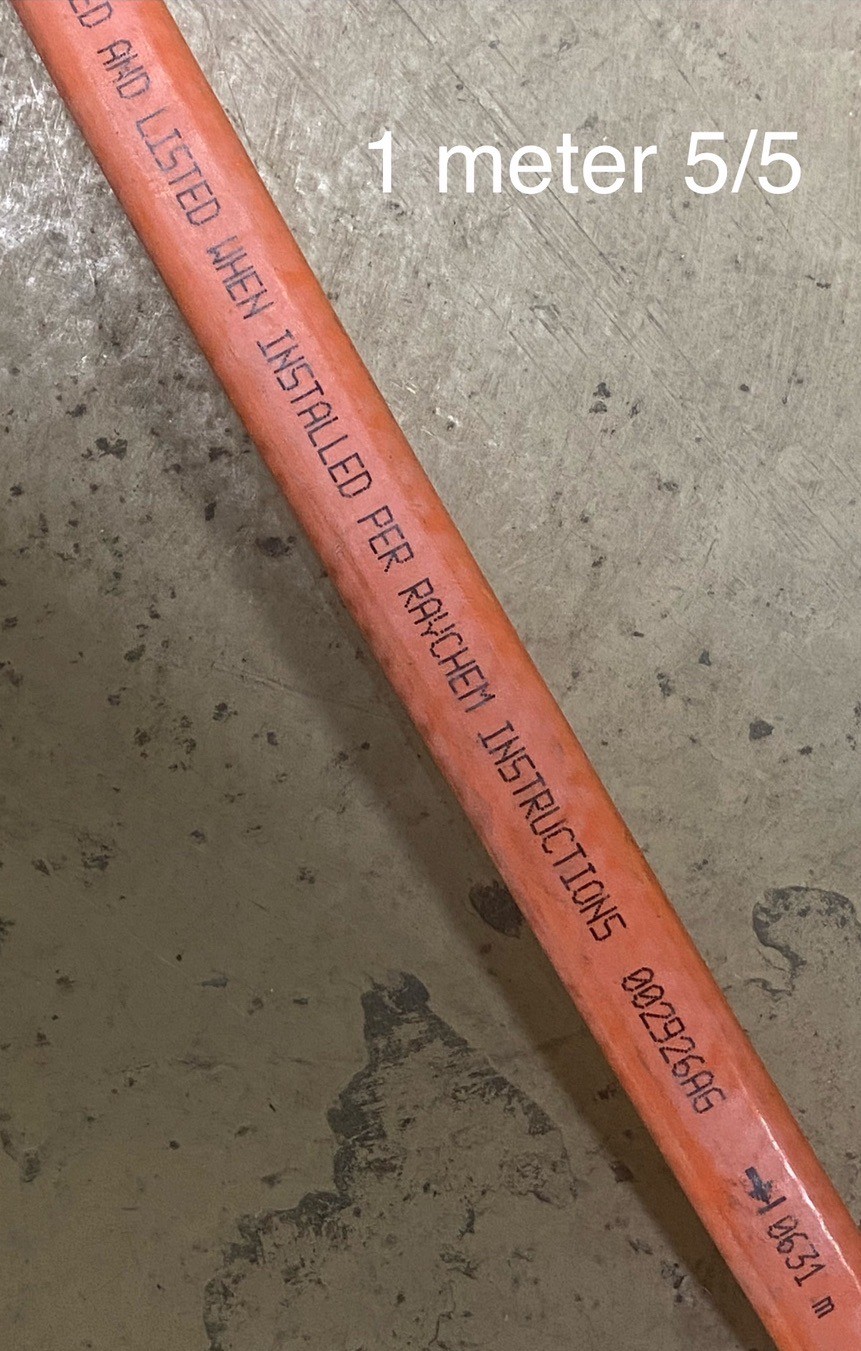 RAYCHEM Cable appr 68ft EM2-XR Self Regulating Wire Heating Cable & De-Ice 6/7