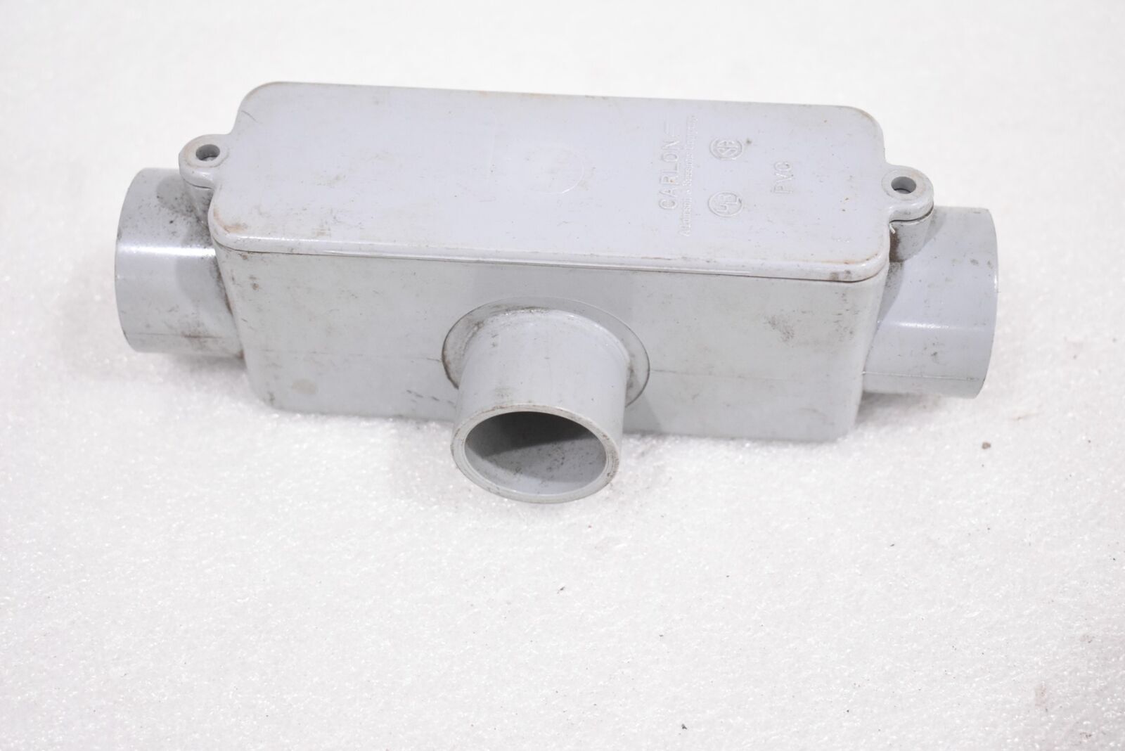 CARLON E983E CONDUIT T-BODY 3/4″, 12.0 CU.IN. PVC (LOT OF 4)