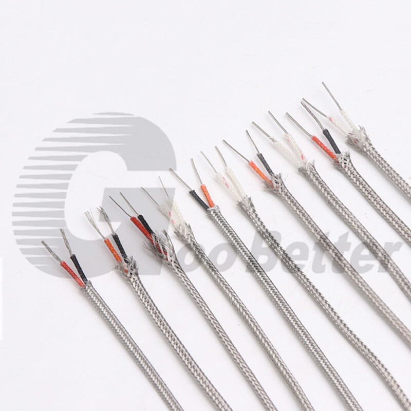 K Type Thermocouple Compensating Shielded Braided Extension Cable Wire High Temp