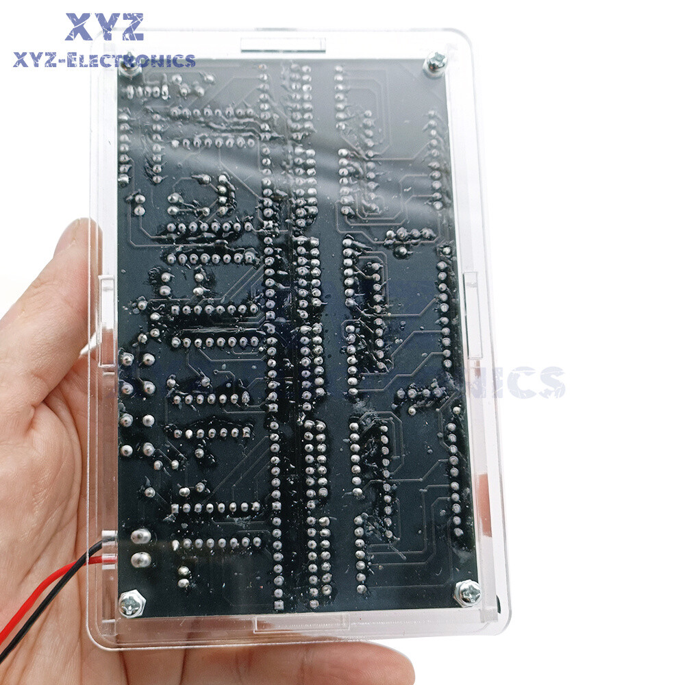 Digital Circuit Clock DIY Electronic Kit Electronic Clock Teaching Kit With Case