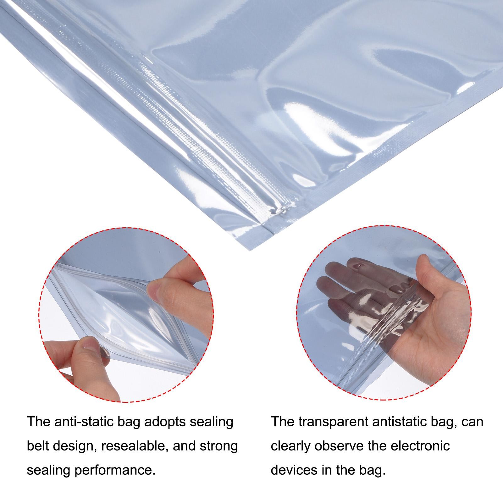 Anti Static Shielding Bags Bag 100pcs 10x15cm for Hard Drive HDD SSD