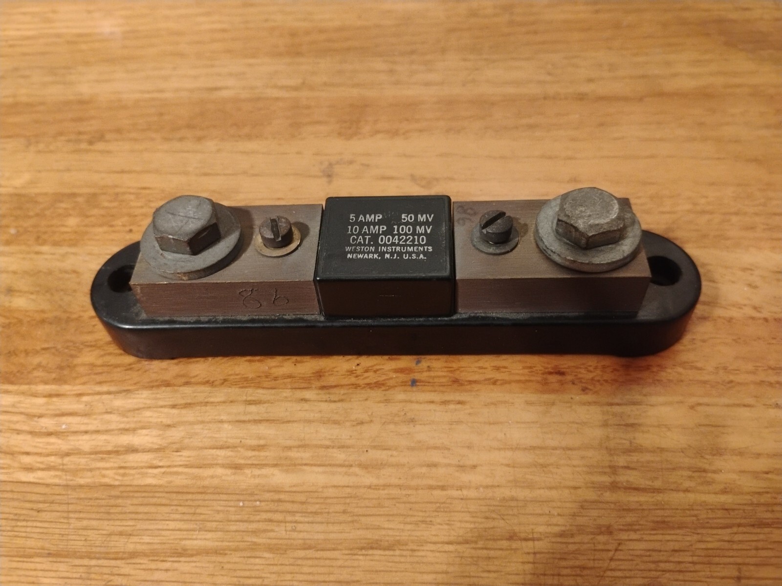 Weston Instruments 5 Amp 50 MV Current Shunt