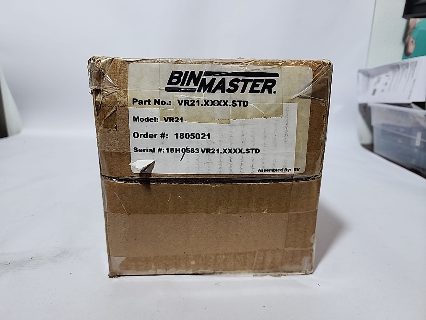 BIN MASTER VR21 VIBRATING ROD LEVEL SWITCH INDICATOR, SEALED BOX