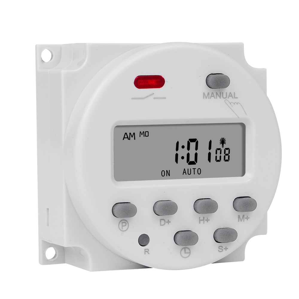 CN101S 1 Second Interval 5V 12V 24V 110V 220V 7 Days Programmable Timer Switch