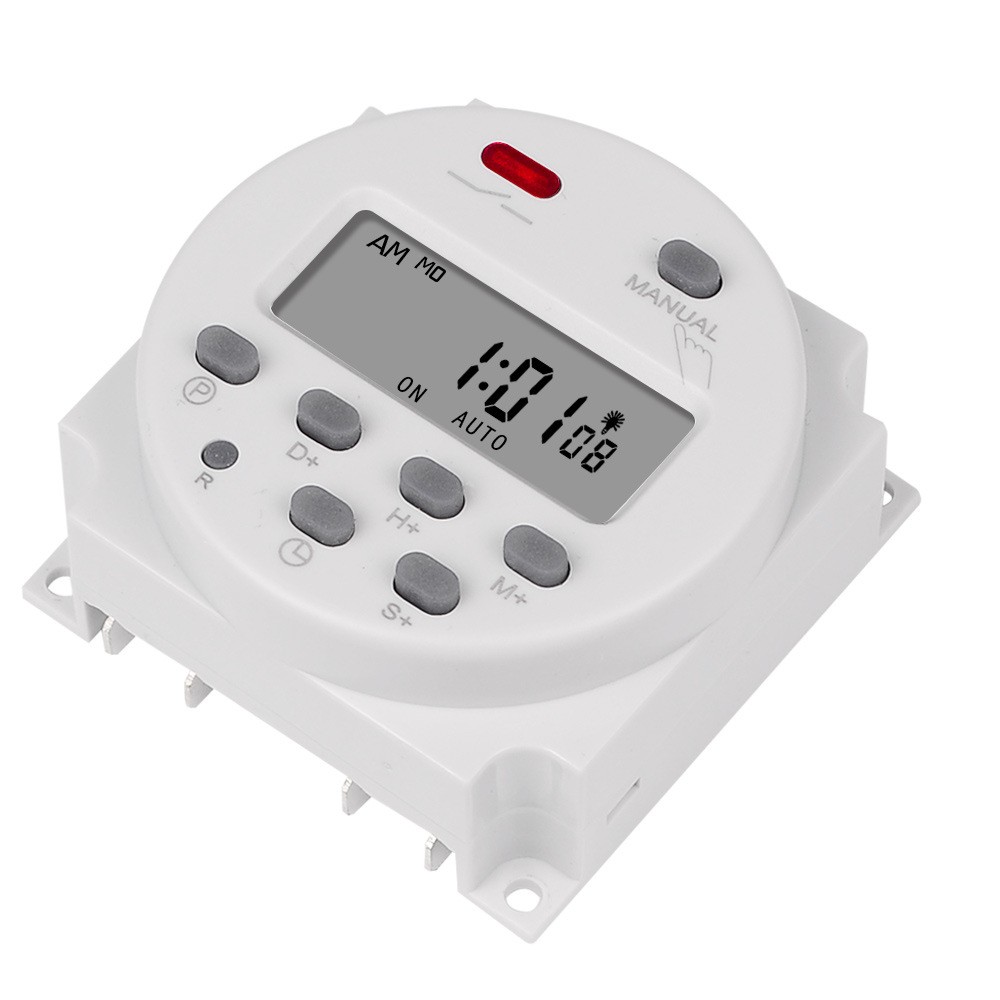CN101S 1 Second Interval 5V 12V 24V 110V 220V 7 Days Programmable Timer Switch