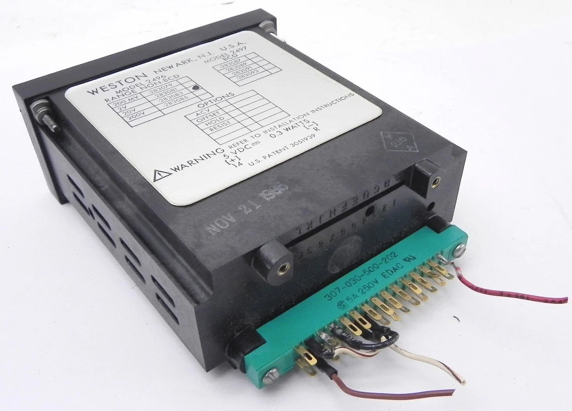 Weston Panel Meter 2496 NON-BCD 283083