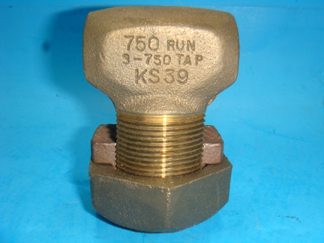 NEW BURNDY KS39 SERVIT COPPER TAP, WIRE CONNECTOR, 4/0 STR.-750 MCM, NEW IN BOX