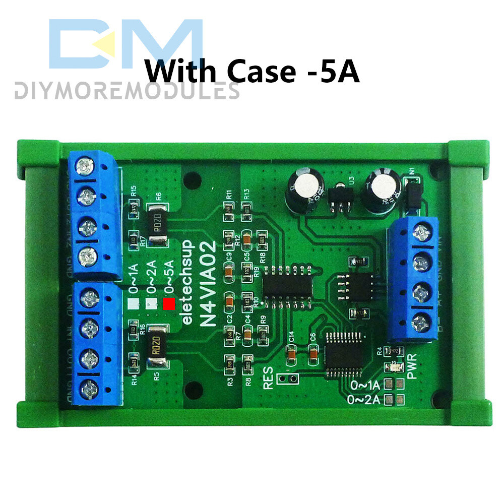 RS485 0-5A 0-30V Current Voltage Collector Voltage Signal Acquisition Module