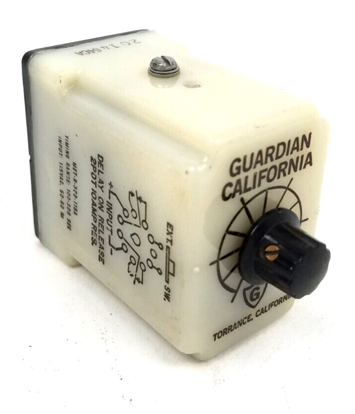 MET-R-300-115A Guardian Timing Relay 100-300 Sec 115V – Next Day Option