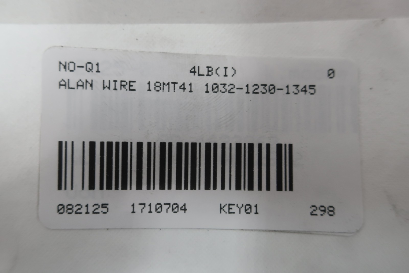 Alan Wire 18MT41 1032-1230-1345 Blue Wire 18awg 500ft