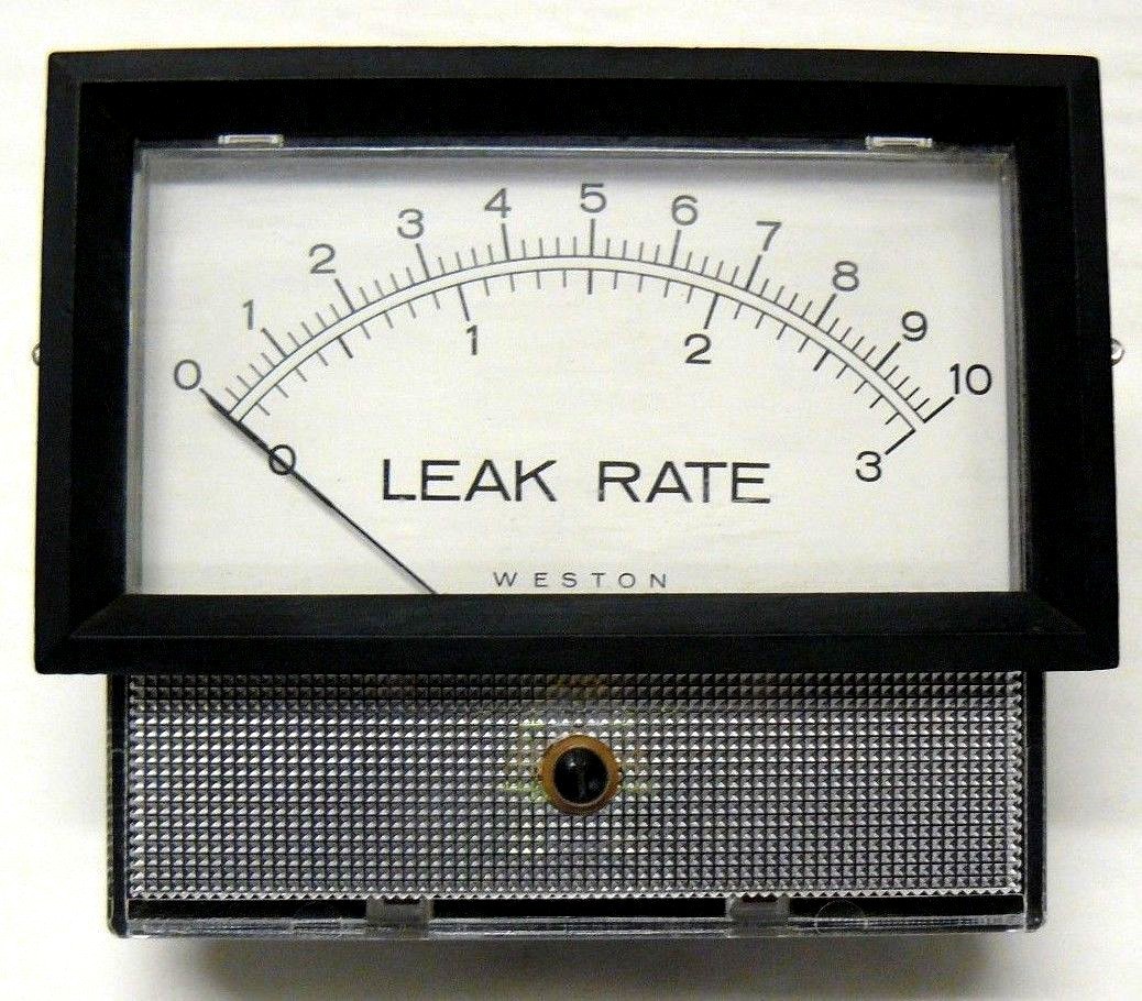 WESTON LEAK RATE PANEL MOUNT GAUGE METER