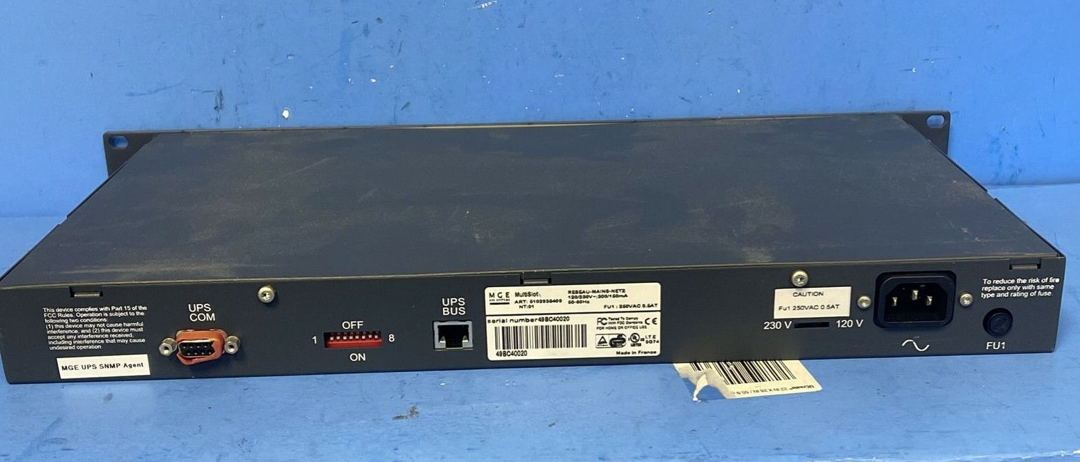 MGE UPS SYSTEM Management Control Device MULTI SLOT 5102938400