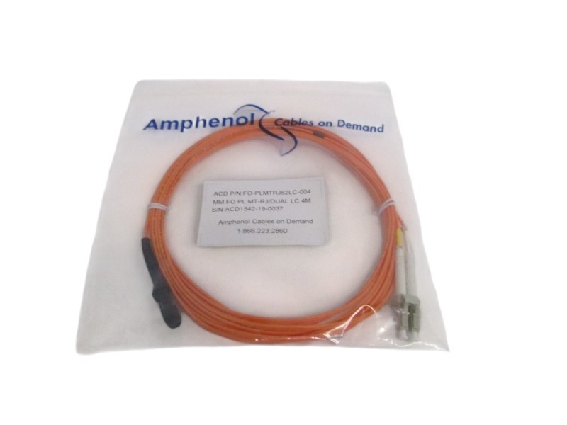 AMPHENOL FO-PLMTRJ62LC-004 FIBER OPTIC CABLE NSMP