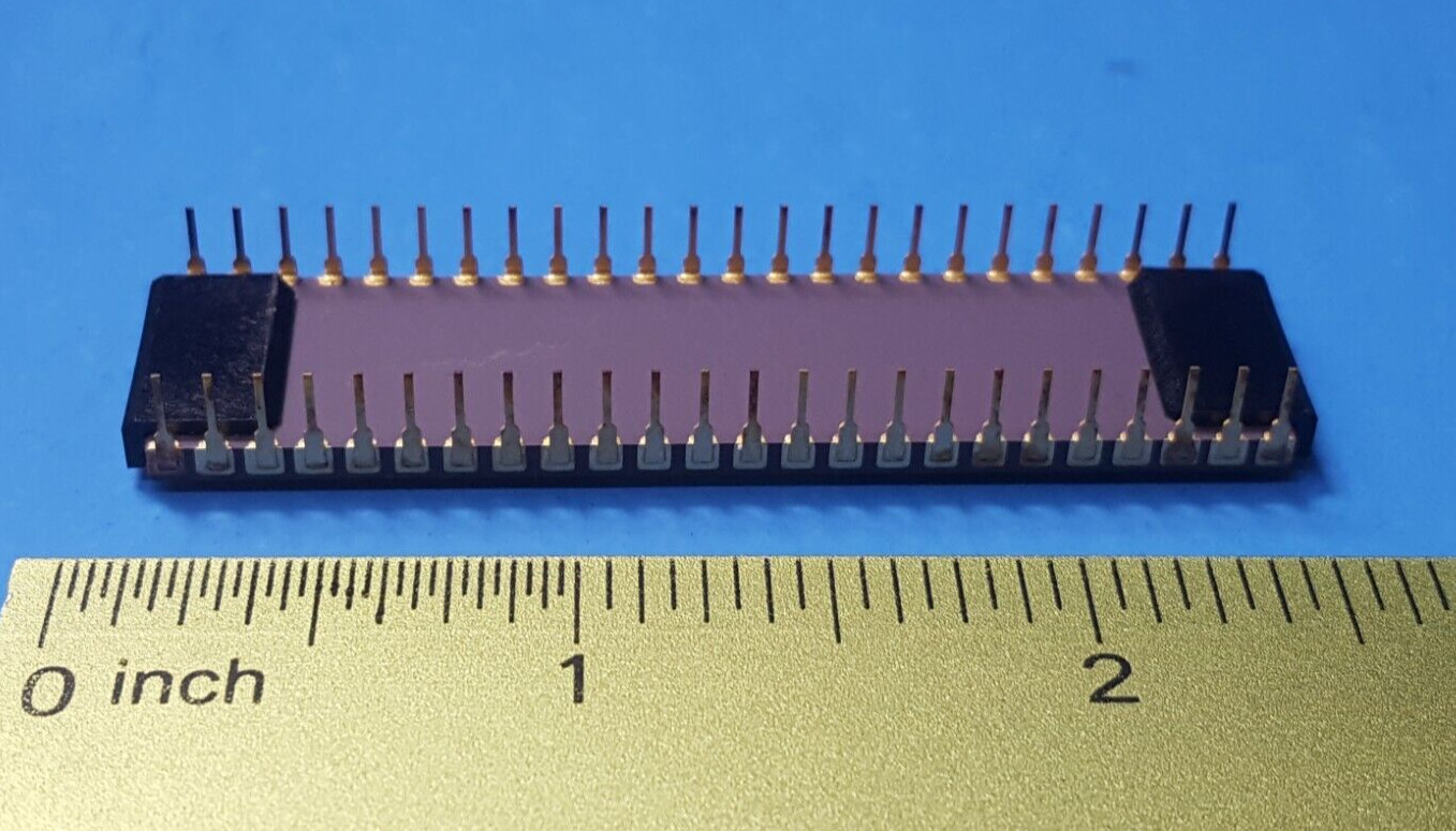 VINTAGE IC, D71071D , NEC , CERAMIC, GOLD PIN , DIP 48-PIN , COLLECTIBLE , NEW