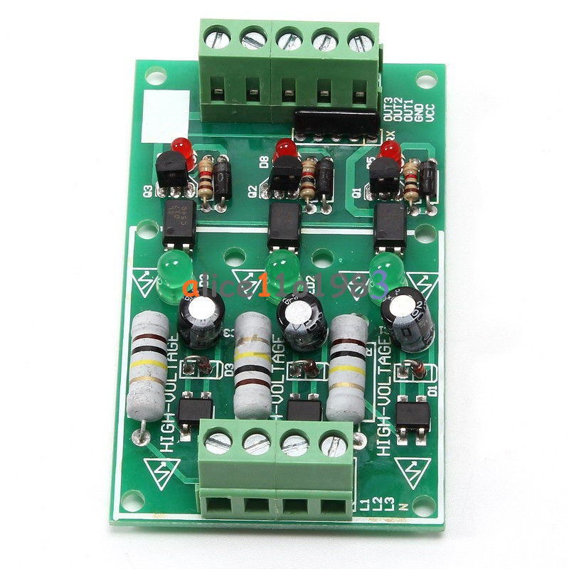 1/3 Channel Bit AC 220V Optocoupler Isolation Module Board Adaptive For PLC