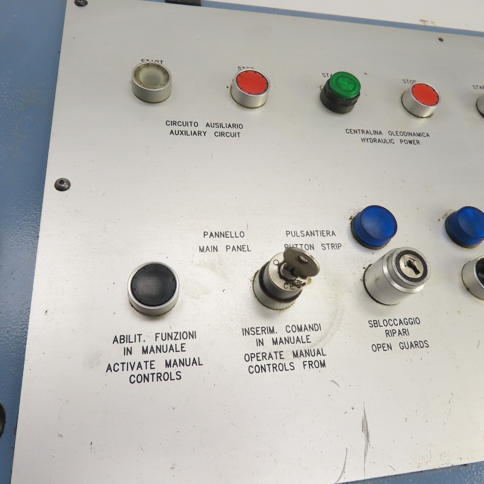 Sinico Operator Control Panel W/ E-Stop, Selector & Push Switches Indicators