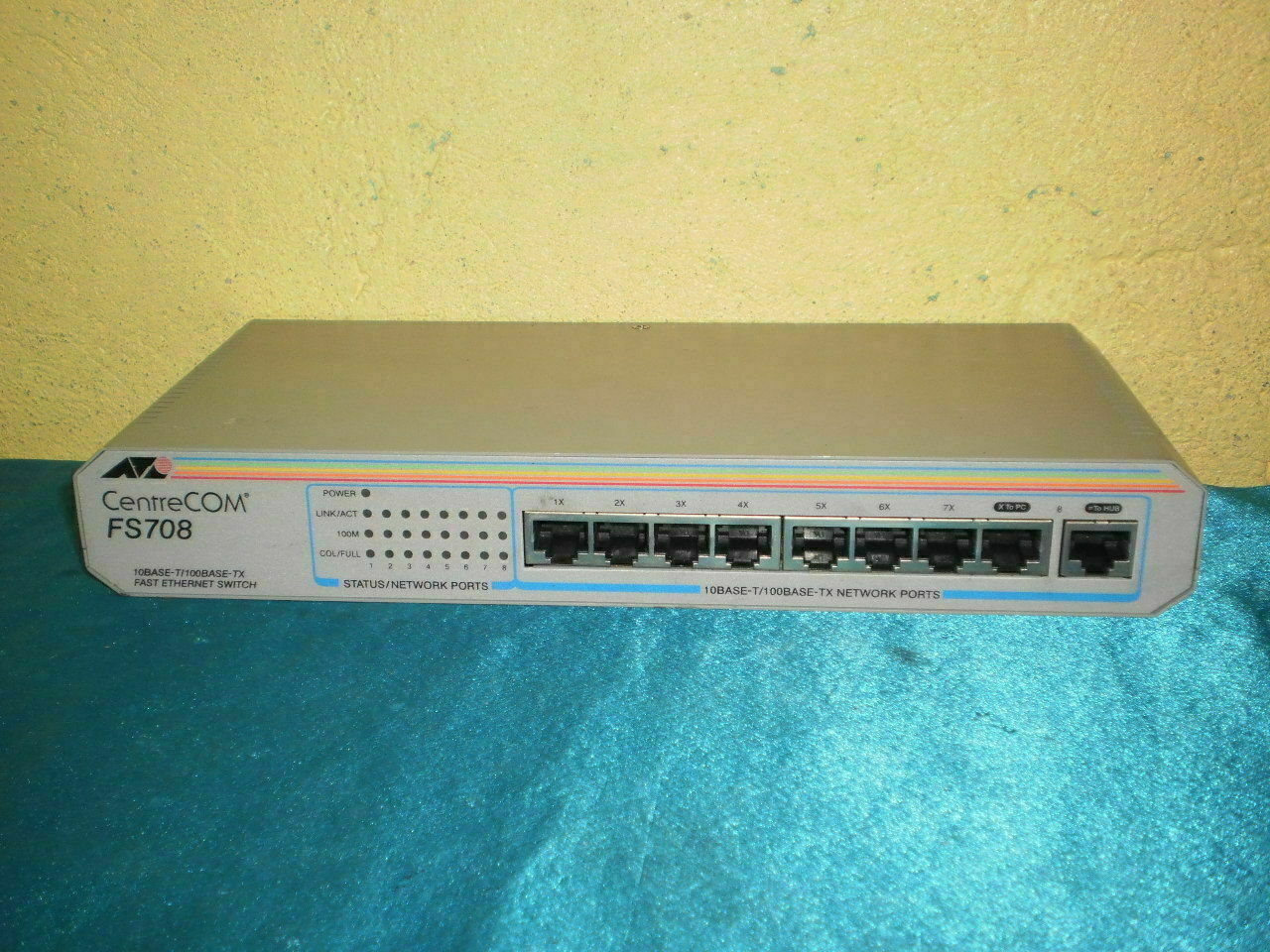 Allied Telesyn CentreCom FS708 Fast Ethernet Switch 10