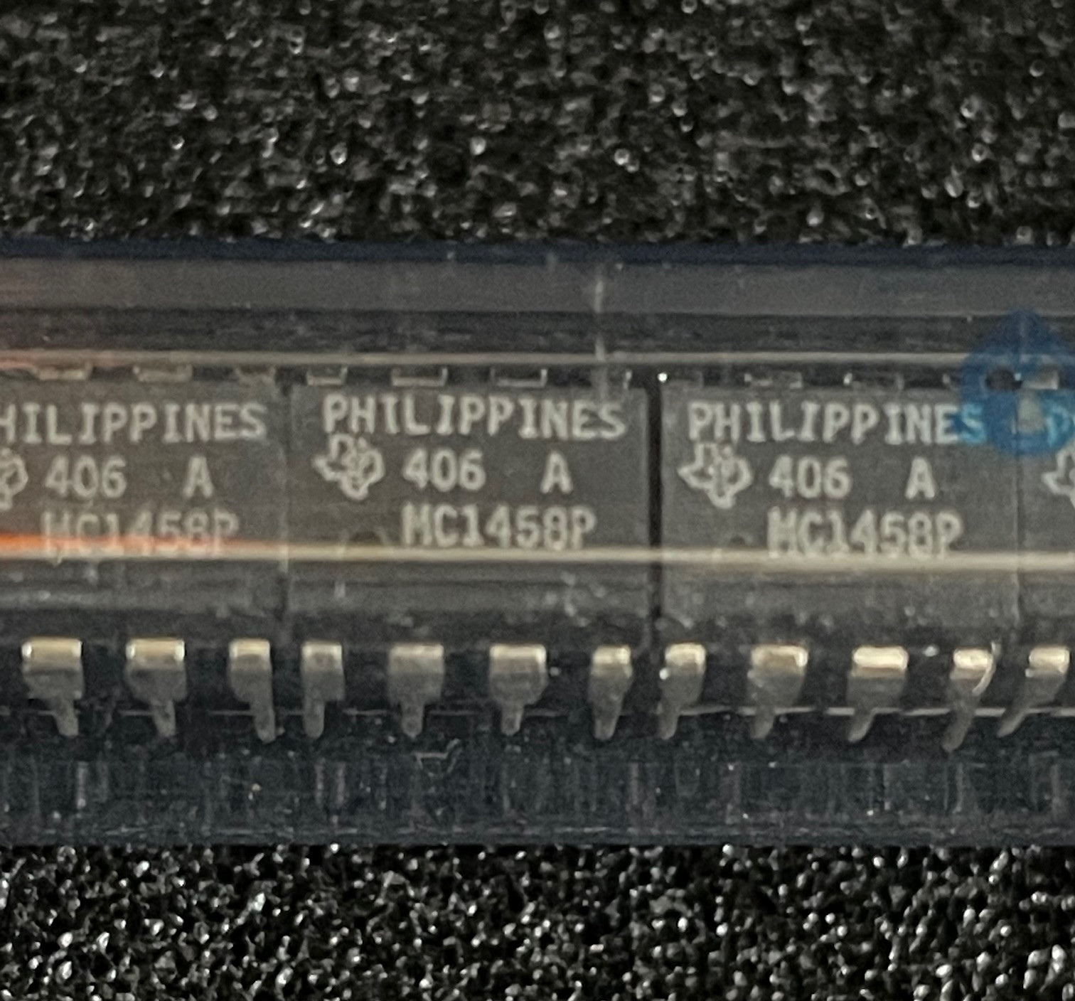 10pc T.I. MC1458P Dual General-Purpose Operational Amplifier I.C. DIP-8P **NOS