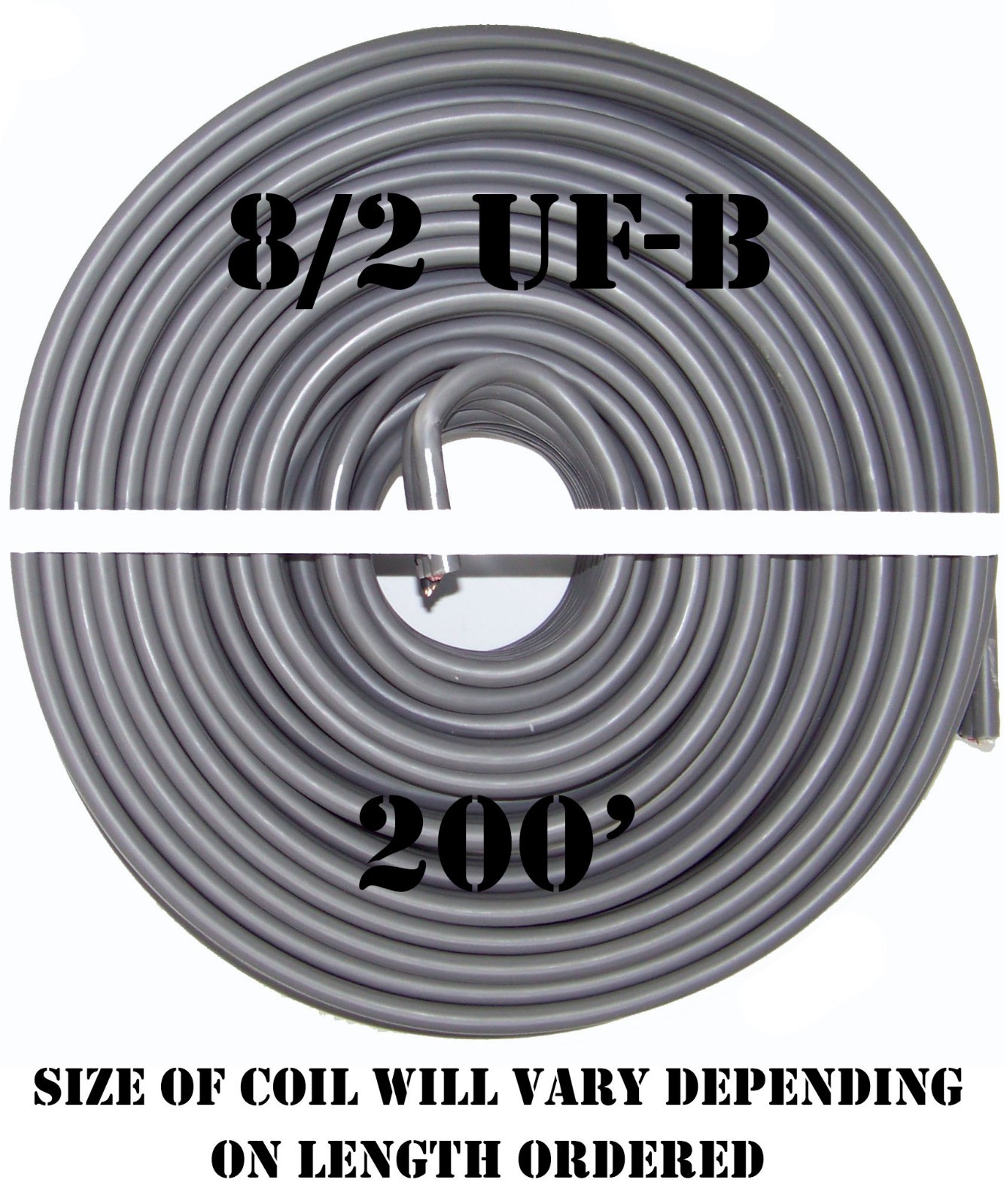 8/2 UF-B x 200′ Southwire Underground Feeder Cable