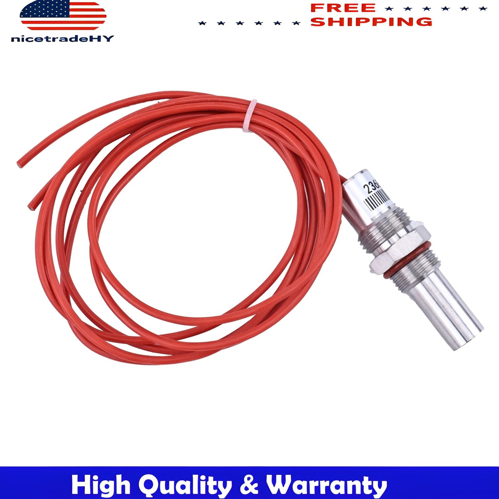 1* New 23681604 Temperature Switch Sensor for Ingersoll Rand Air Compressor