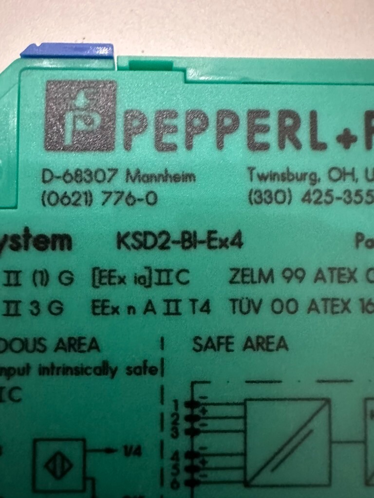 1pcs used PEPPERL & FUCHS KSD2-BI-EX4 / KSD2BIEX4 ship by DHL