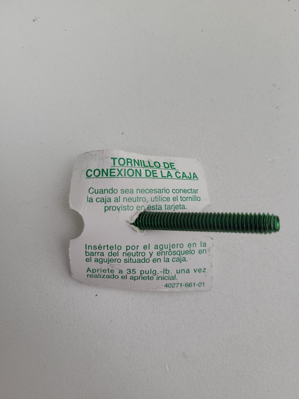 SN0610C Square D Insulated Groundable Neutral – Next Day Option – New