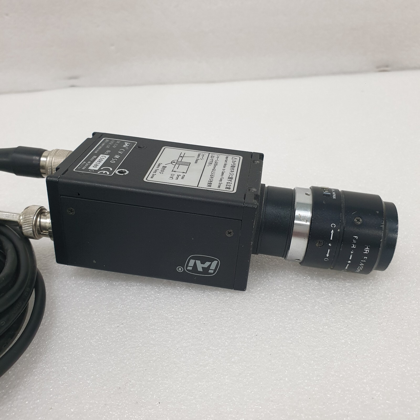 JAi CV-M50 Industrial Compact Monochrome Camera With Navitar HR F1.4/25mm Lens