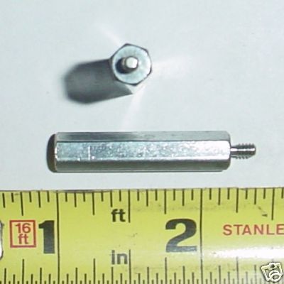 12 ea 4-40 x 1.25″ Fem – Male Hex Standoffs BRASS