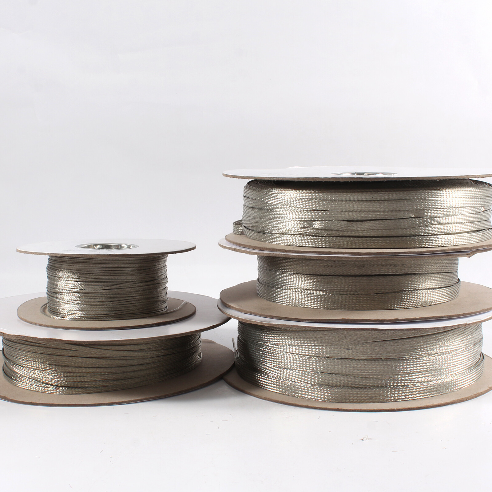EMI RFI ESD Shielding Wire Sheathing Cable Sleeve Metal Mesh 19’&50′ Length Lot