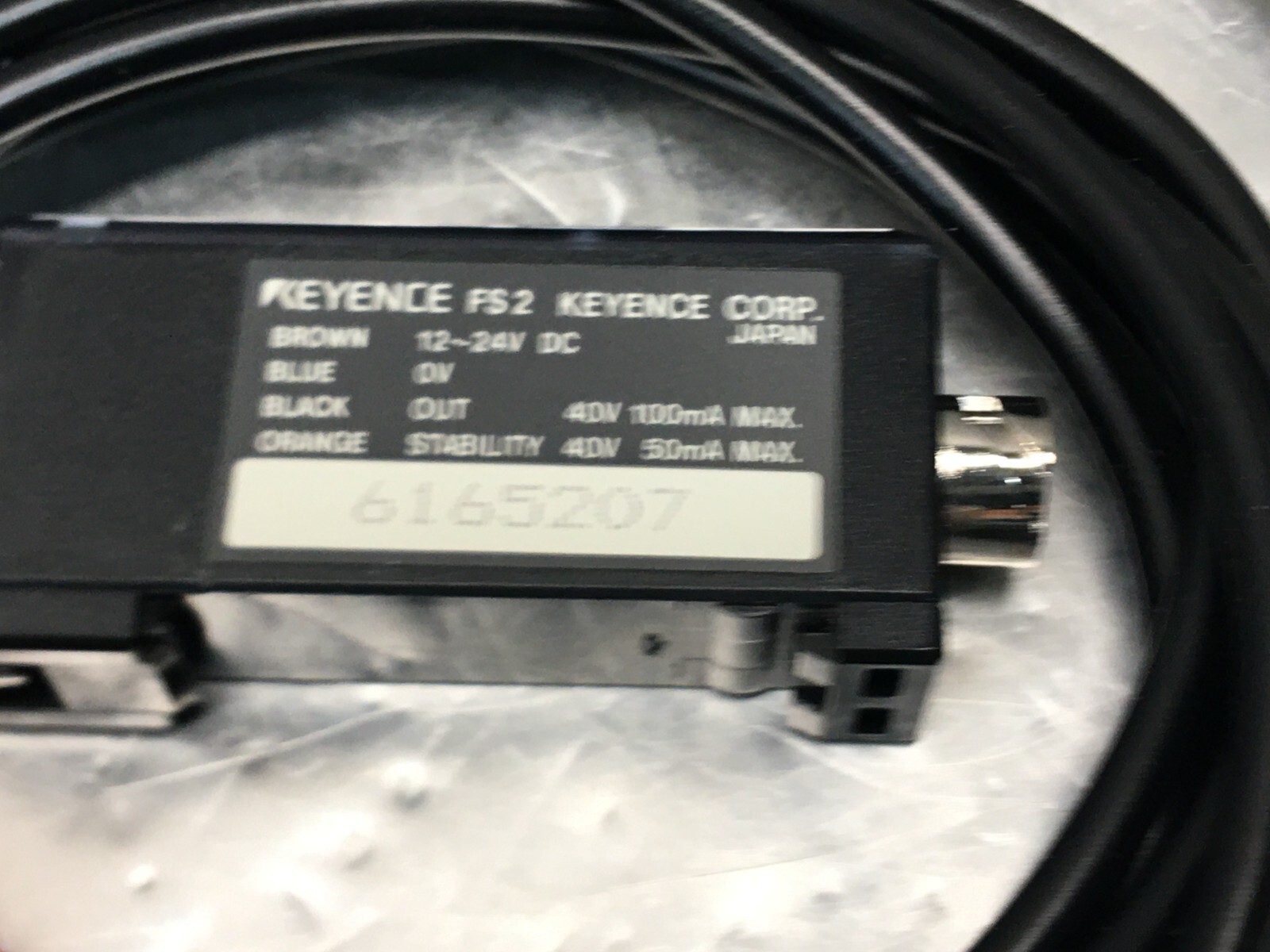 KEYENCE FS2-60 FIBER PHOTO ELECTRIC SENSOR (FS2-60), 162318