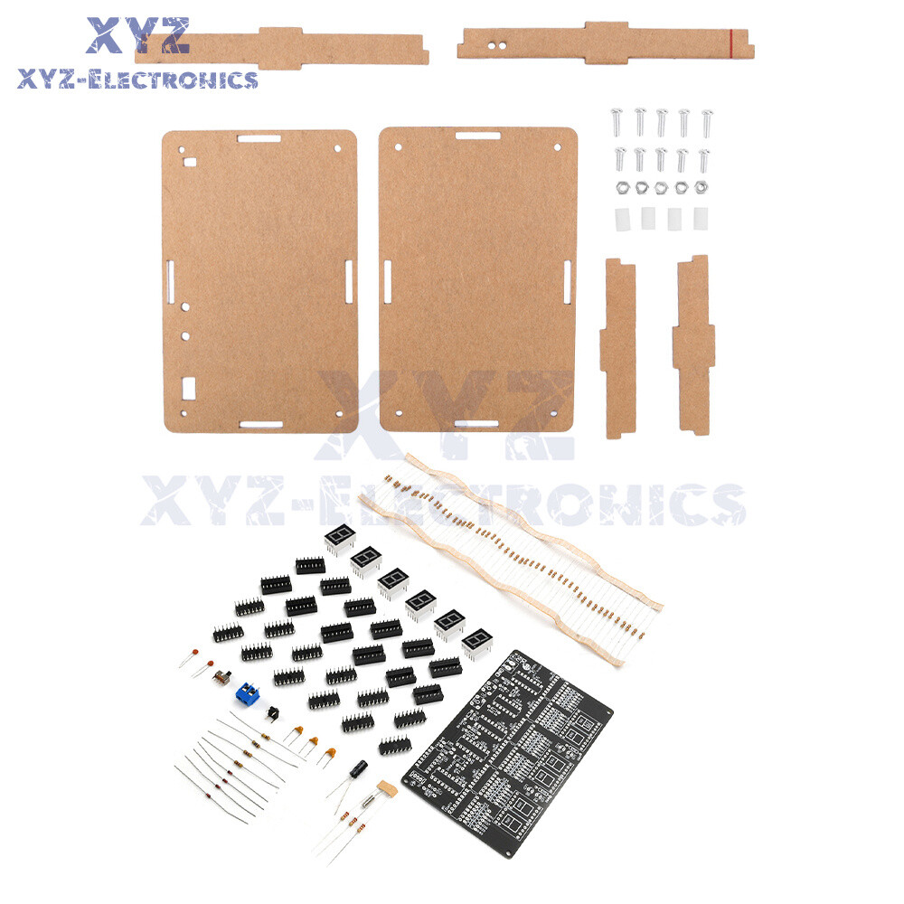 Digital Circuit Clock DIY Electronic Kit Electronic Clock Teaching Kit With Case