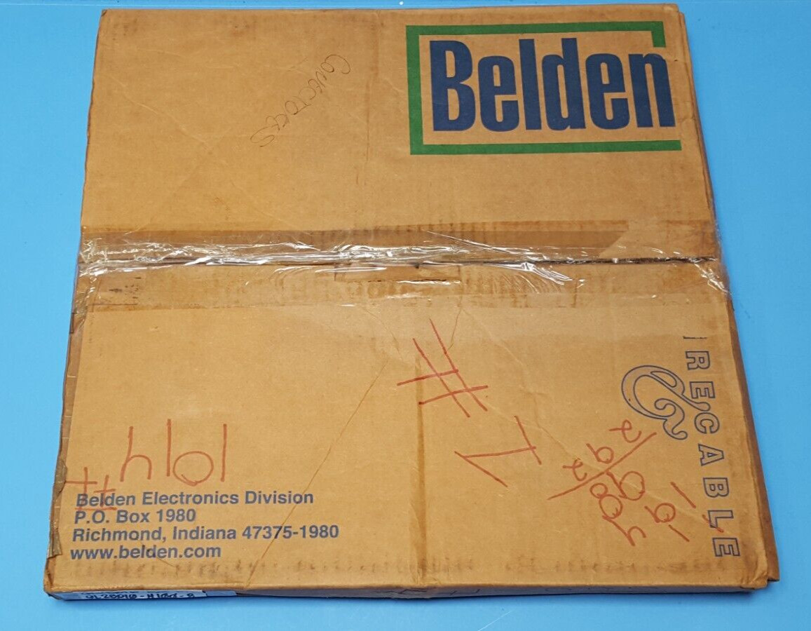 (194 FT) FLAT RIBBON CABLE, 9L28010-008, BELDEN, 10 Conductors, 28AWG, 300VAC