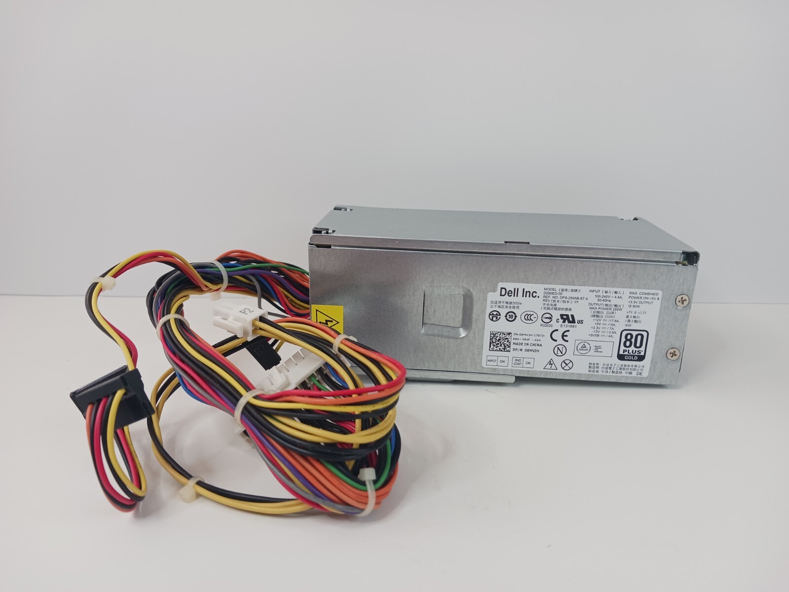 Dell D250ED-00 250-Watts 100-240V AC 50-60Hz 80-Plus Gold Power Supply for Optip