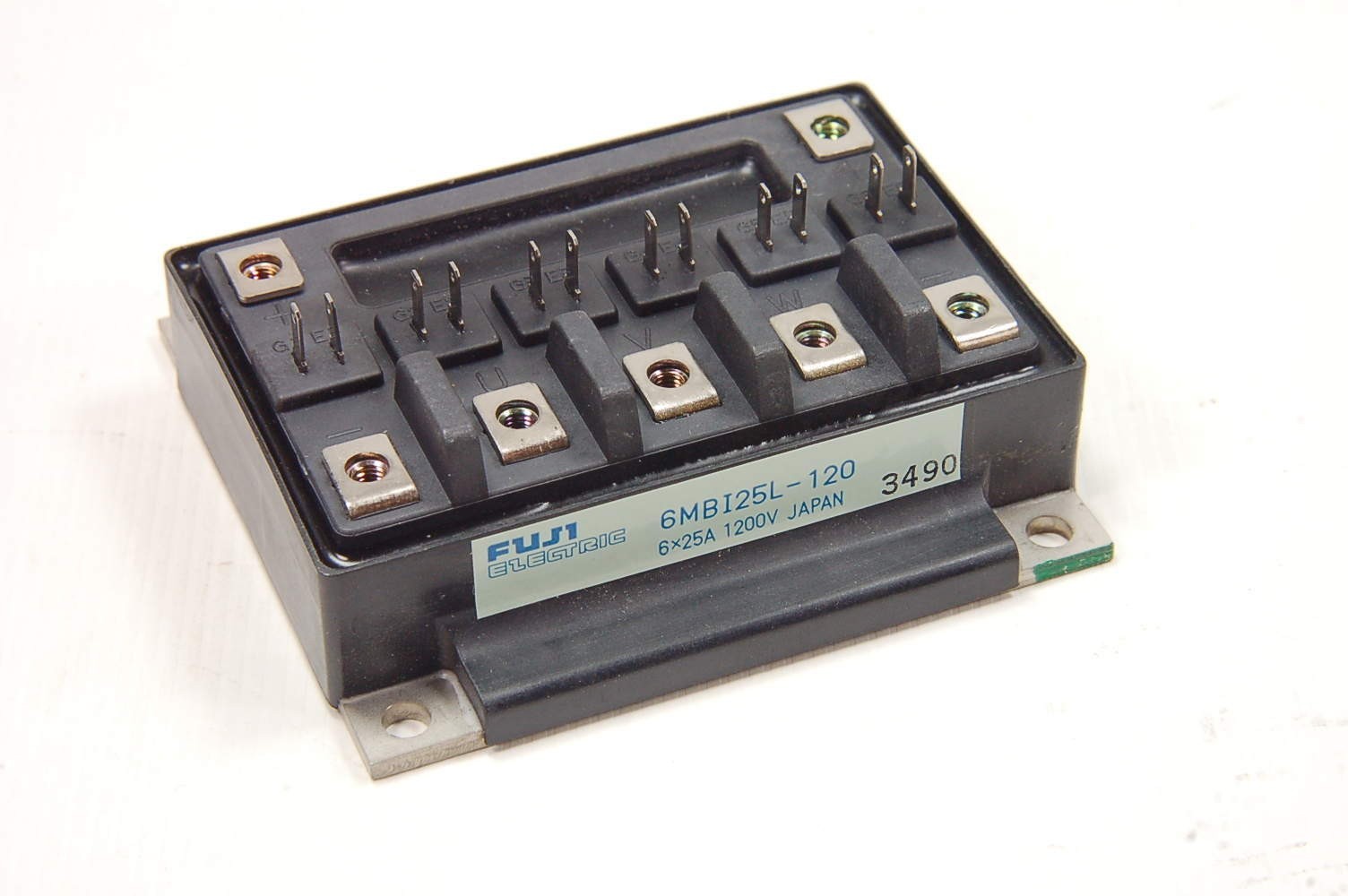 FUJI ELECTRIC – 6MBI25L-120 – Transistor, IGBT, 25A,1200V, N-Channel, New