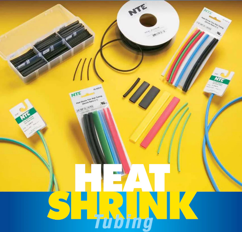 47-21106-BL – NTE – THIN WALL HEAT SHRINK TUBING 2:1 SHRINK RATIO – 1 1/2″ x 6″