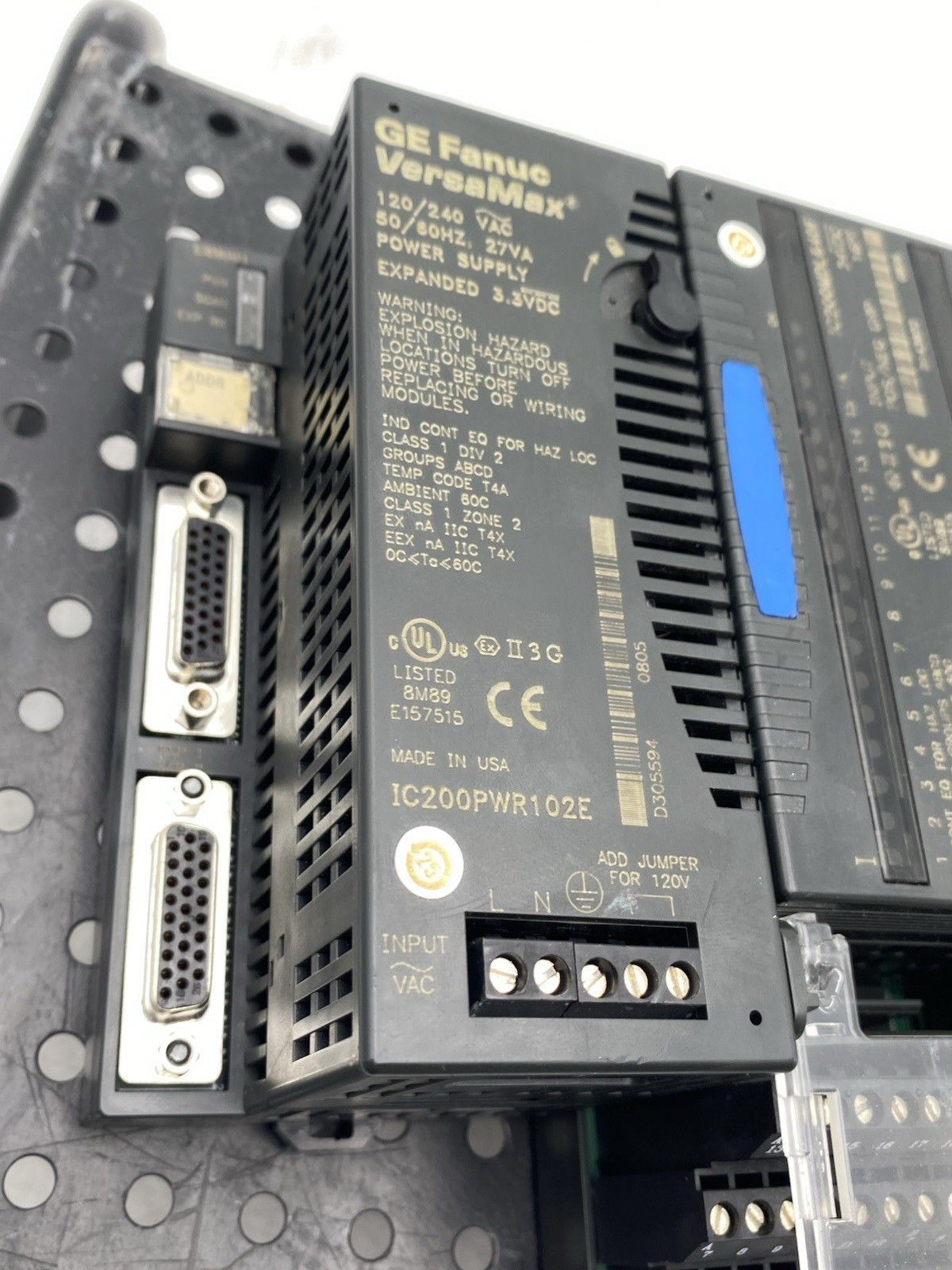 SET OF GE FANUC VERSAMAX PLC Power Supply, Analog,output, Input, I/O Modul