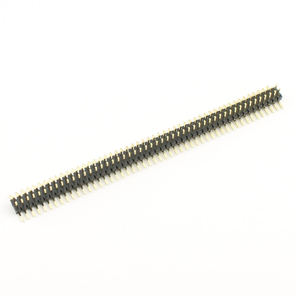 5Pcs Gold Plated 1mm 1.0mm Pitch 2×50 100 Pin SMT Male Double Row Header Strip