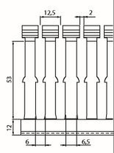 1 Set – 4″x3″x2m White High Density Wiring Duct & Cover UL/CE/CSA Listed