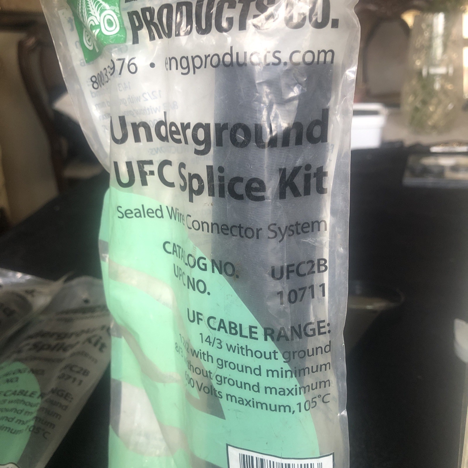 Engineered Products UFC2B Underground UFC Splice Kit Sealed Wire Connector