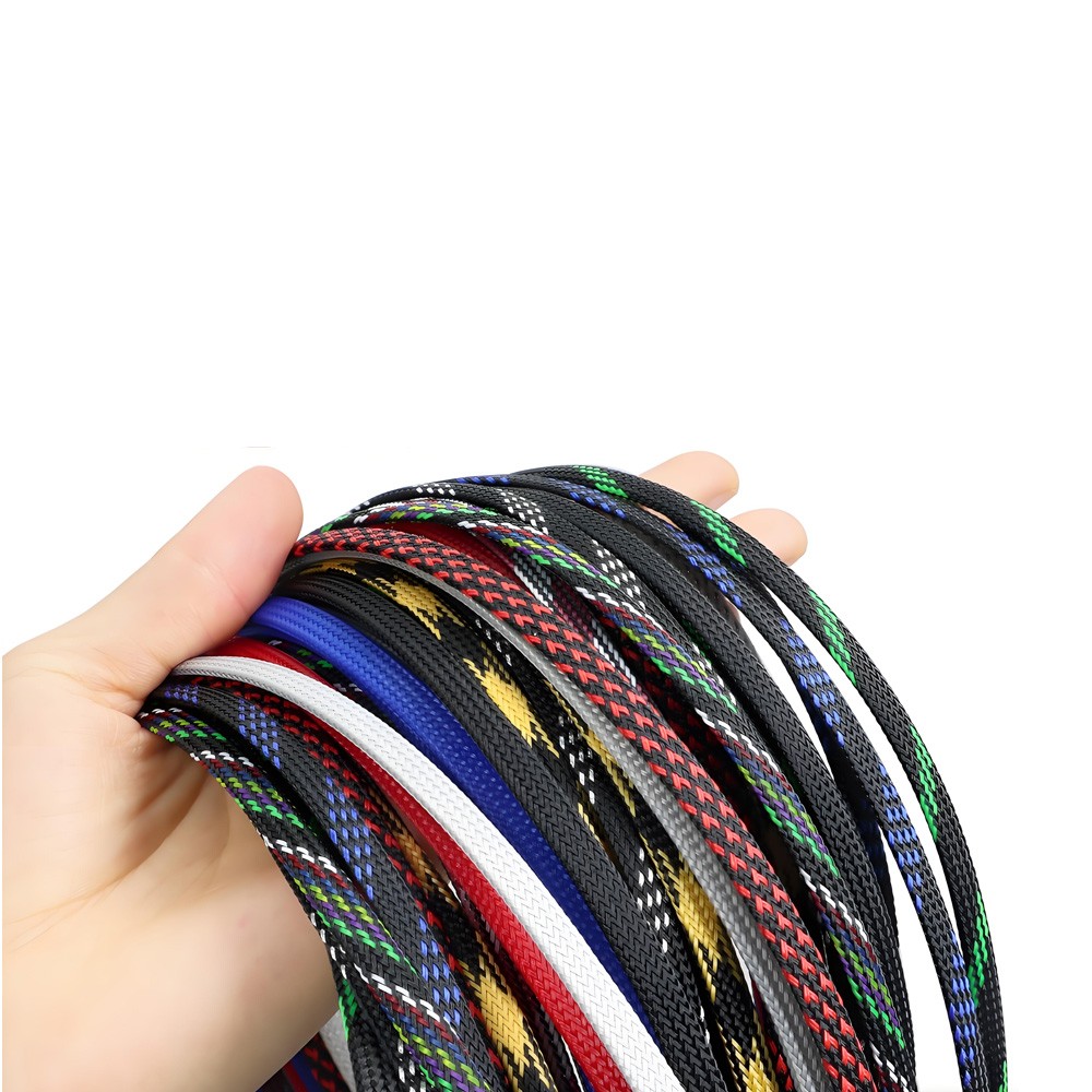10mm-80mm Braid Braided Cable Sleeving Expandable Sleeve Wire Sheathing Harness