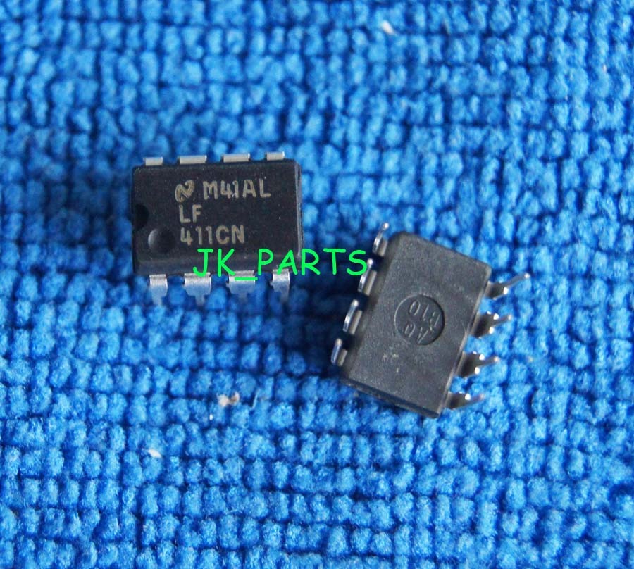 20pcs LF411CN NSC LF 411CN Low Offset Low Drift JFET Input Amplifier DIP-8