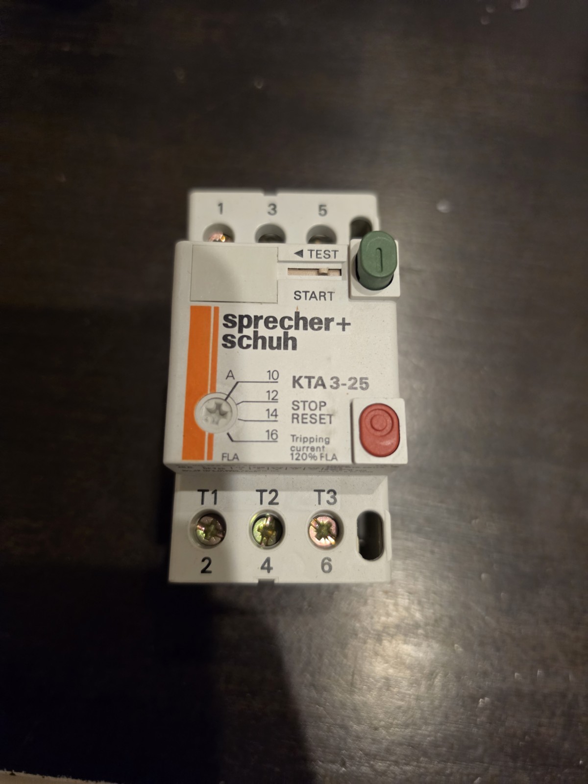 SPRECHER+SCHUH KTA3-25 16A Manual Motor Starter Protector-New No Box