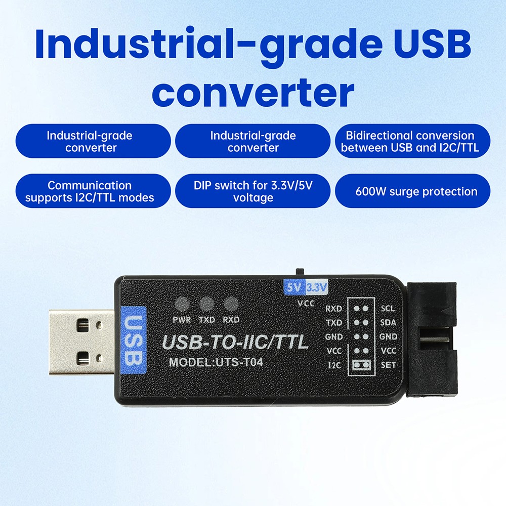 USB to IC2 IIC/TTL Serial Port UART Communication Module Flashing Downloader
