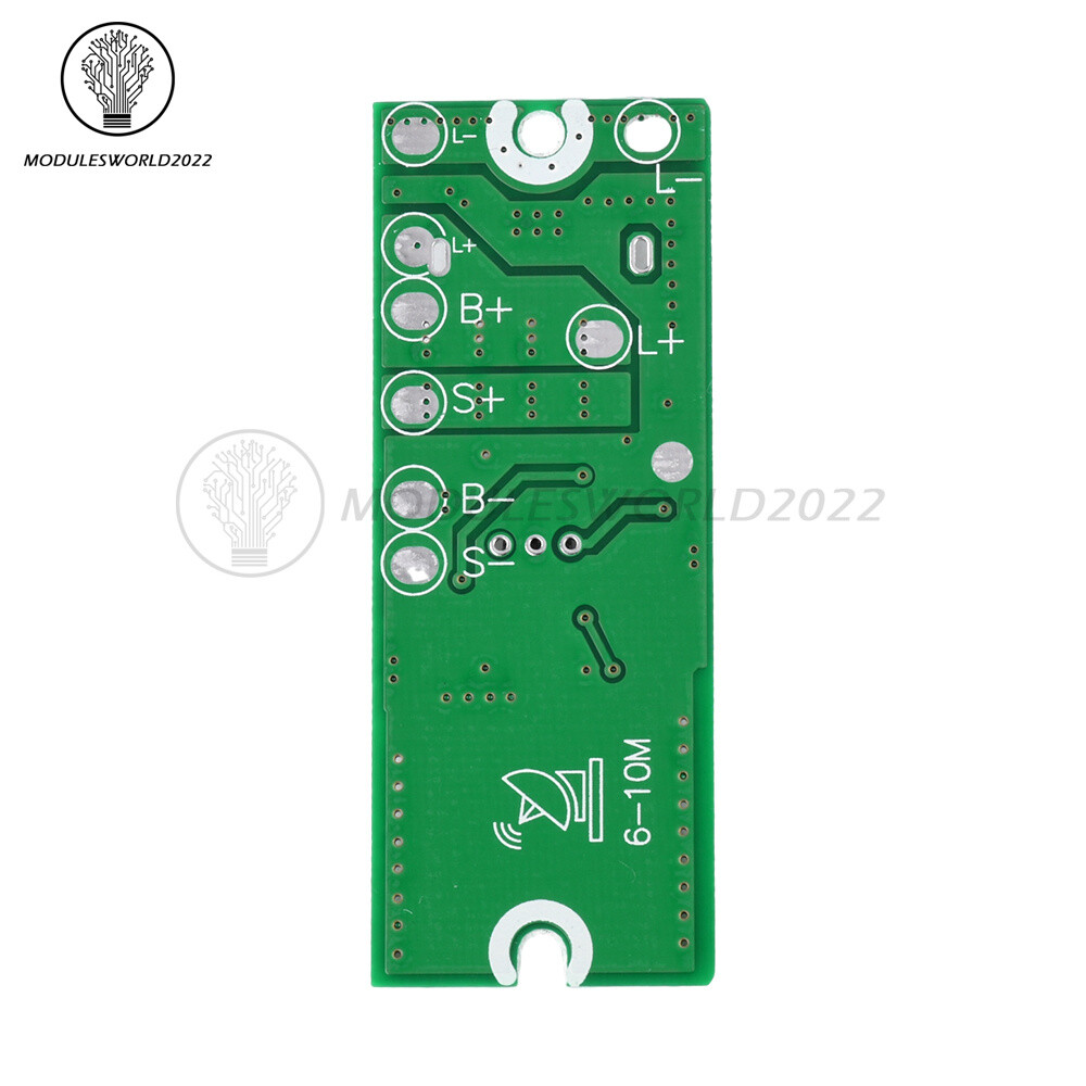 3.2V 3.7V Radar Human Body Sensor Solar Light Circuit Board Driver with Memory