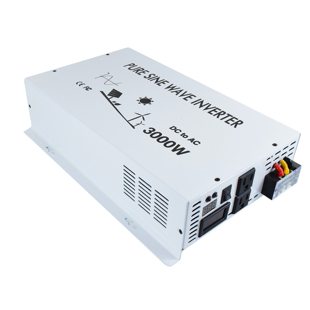 3000W Pure Sine Wave Inverter 24V DC to 120V AC Solar Generator Inverter new car