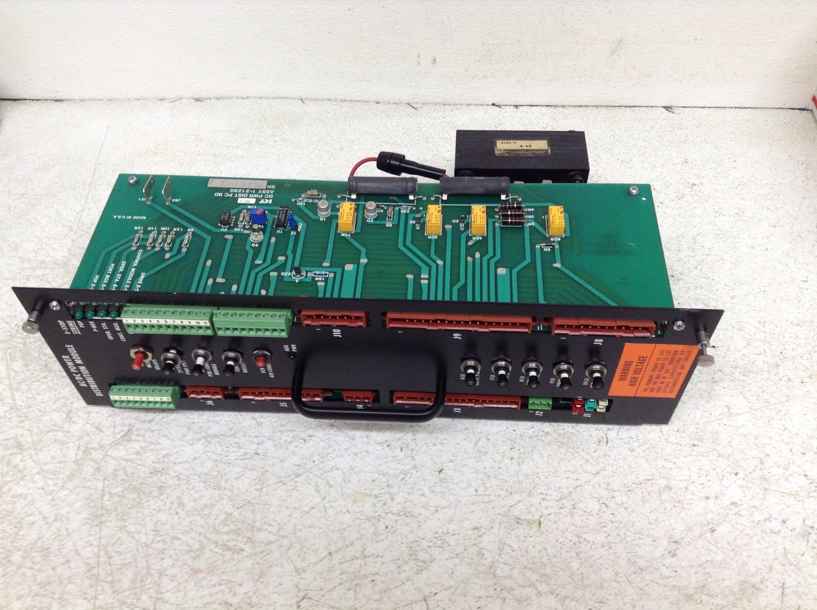 K&T Kearney & Trecker 810-21292-00 REV 7 AC/DC Power Distribution 8102129200