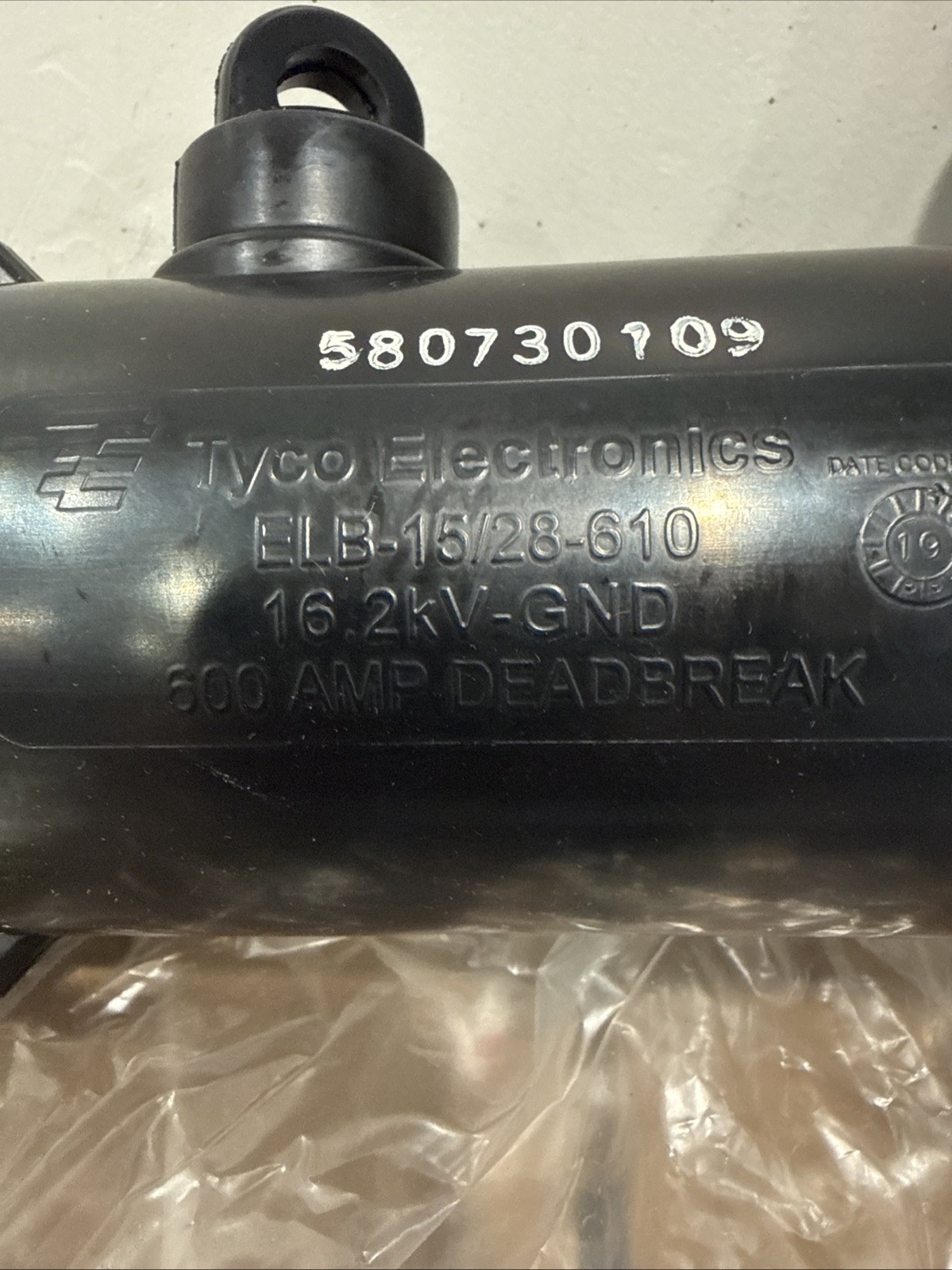 TE RAYCHEM Tyco ELB-15/28-610 600A with Test Point Dead Break Elbow Connector