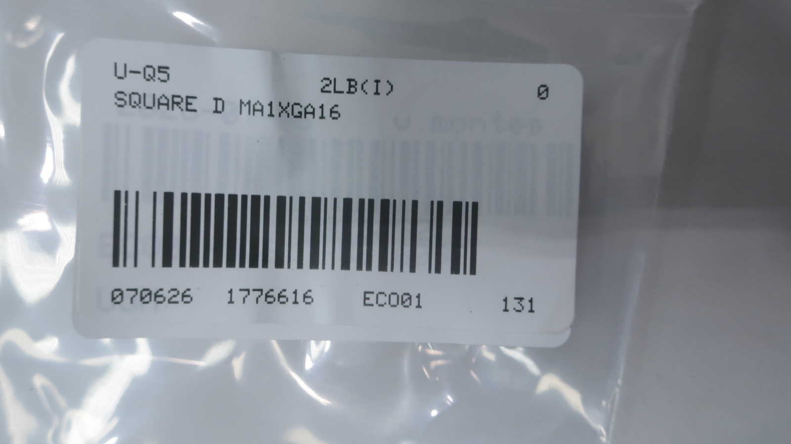 Square D MA1XGA16 Surgelogic Surge Protective Device 120v-ac