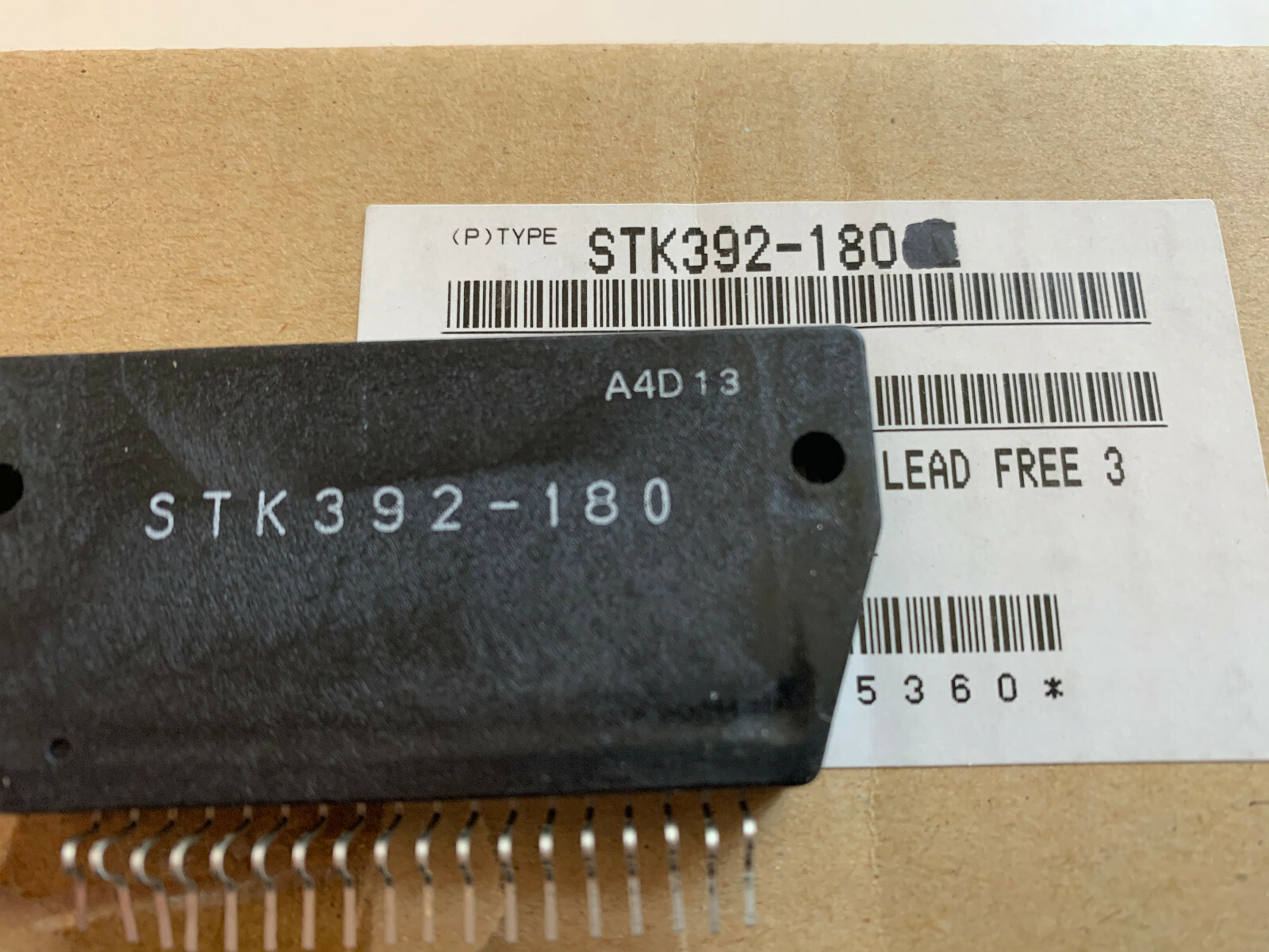 2 Pieces STK392-180 + Heat Sink Compound by SANYO LEAD FREE